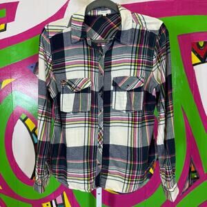 Maurices. Plaid Flannel Button-Up Shirt. Size Small. Excellent condition!